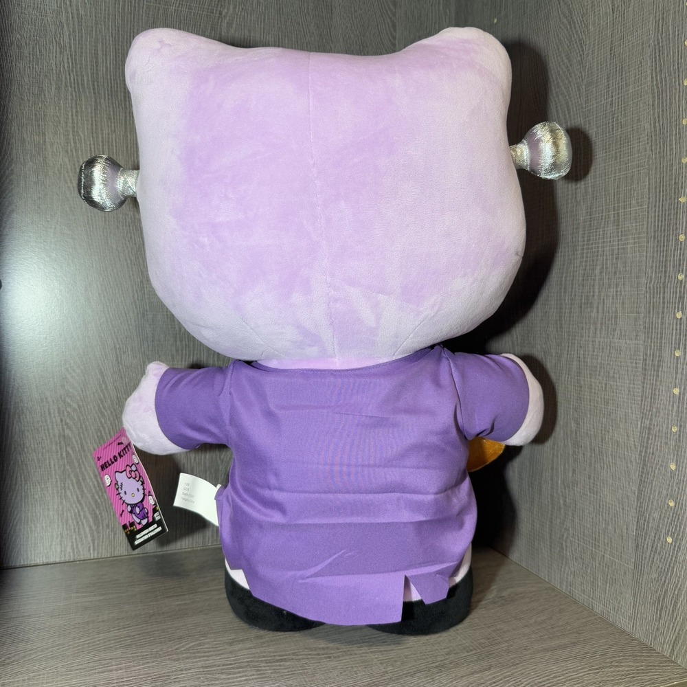 NWT Tik Tok Viral Hello Kitty 2025 Purple Frankenstein Halloween Greeter 21" - Picture 2 of 10